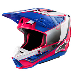 Alpinestars SM5 Sail Helmet - White/Pink/Blue