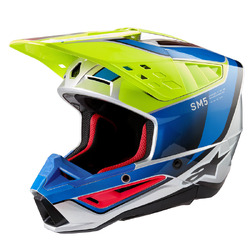 Alpinestars SM5 Sail Helmet - Yellow/Blue/Silver