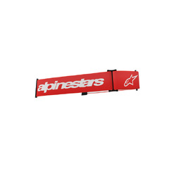 Alpinestars Supertech Goggle Strap - Red/White