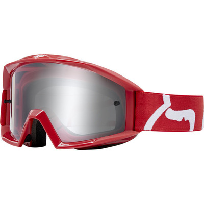 Fox Main Race MX Goggle Clear Lens - Red