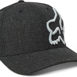 Fox Clouded Flexfit Hat/Cap - Black/Gunmetal - L-XL (HOT BUY)