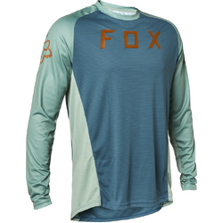 Fox Defend Long Sleeve Jersey - Slate Blue - 2XL