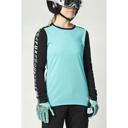 Fox Ranger Dr Long Sleeve Jersey Womens - Teal - Small (HOT BUY)