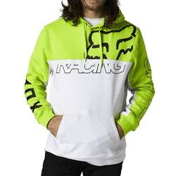 Fox Skew Pullover Fleece - Fluoro Yellow - Large (HOT BUY)