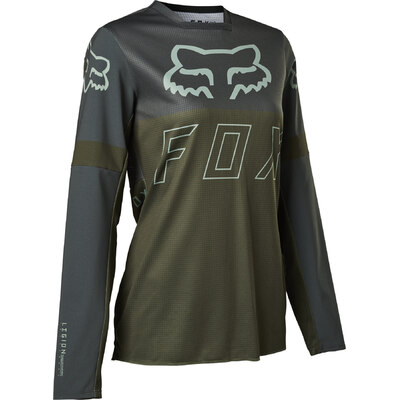 Fox Womens Legion Lt MX Jersey - Olive Green