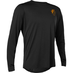 Fox Ranger Long Sleeve Jersey Big F - Black - S