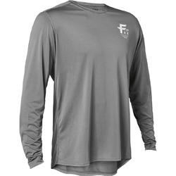 Fox Ranger Long Sleeve Jersey Big F - Grey