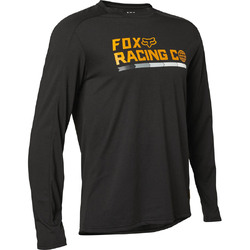 Fox Ranger DR Long Sleeve Jersey Newgraphic - Black