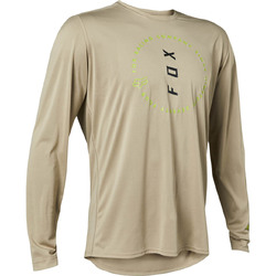 Fox Ranger Long Sleeve Jersey Graphic 2 - Stone