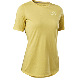 Fox Ranger DR Short Sleeve Jersey Calibrated Womens - Pear Yellow - S