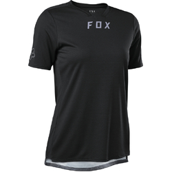 Fox Defend Short Sleeve Jersey Womens - Black