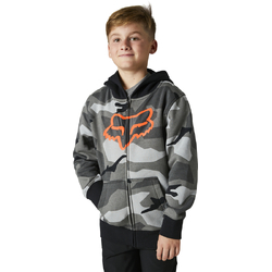 Fox Bnkr Zip Fleece Youth - Black Camo - Medium (HOT BUY)