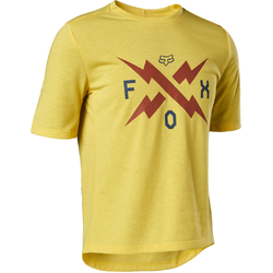 Fox Ranger DR Short Sleeve Jersey Youth - Pear Yellow