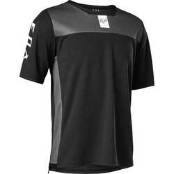 Fox Youth Defend Jersey Short Sleeve - Black