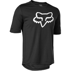 Fox Ranger Short Sleeve Jersey Youth - Black/White