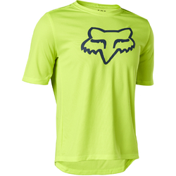 Fox Ranger Short Sleeve Jersey Youth - Fluoro Yellow