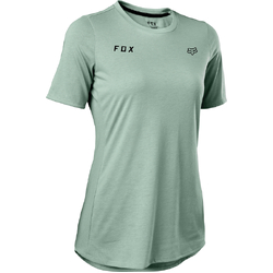 Fox Ranger DR Short Sleeve Jersey Double Womens - Eucalyptus