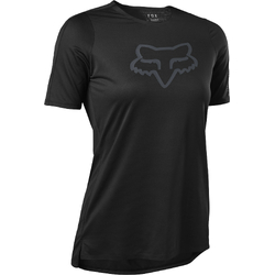 Fox Flexair Short Sleeve Jersey Womens - Black