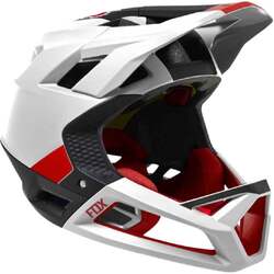 Fox Proframe Helmet Blocked - Black/White - Medium (Factory Seconds)