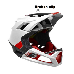 Fox Proframe Helmet Blocked - Black/White - Medium (Factory Seconds)