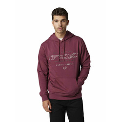 Fox Fixated Pullover Fleece - Dark Maroon - Medium