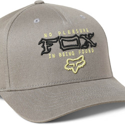 Fox Fixated Flexfit Hat/Cap - Pewter - L-XL (HOT BUY)