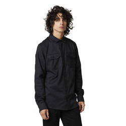 Fox Assembly Line Flannel - Black - Medium (HOT BUY)