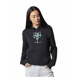 Fox Nuklr Pullover Fleece Womens - Black - Small (HOT BUY)