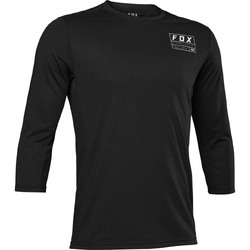 Fox Ranger 3/4 Jersey Iron - Black