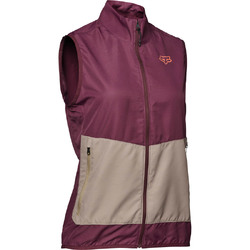 Fox Ranger Wind Vest Womens - Maroon