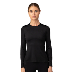 Fox Tecbase Long Sleeve Shirt Womens - Black