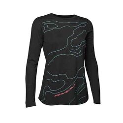 Fox Ranger Long Sleeve Jersey Lunar Womens - Black - Small (HOT BUY)