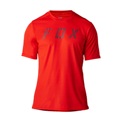 Fox Ranger Short Sleeve Jersey Moth Race - Fluro Red