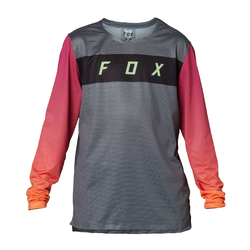 Fox Flexair Long Sleeve Jersey Youth - Pewter - Large (HOT BUY)