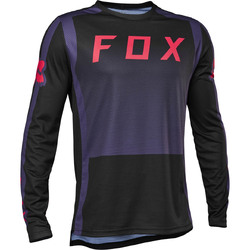 Fox Defend Long Sleeve "race" Youth - Sangria