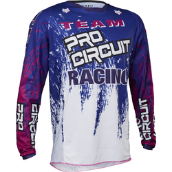 Fox Pro Circuit 180 Jersey - White/Blue