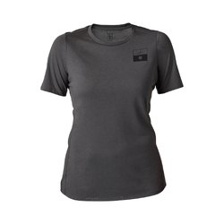 Fox Ranger DR Short Sleeve Jersey Fract Womens - Pewter