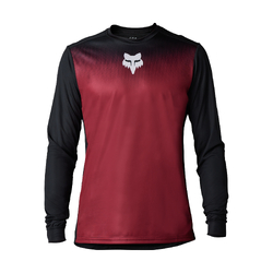 Fox Ranger Long Sleeve Jersey Keel - Red - S