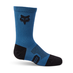 Fox 6" Ranger Crew Sock Youth - Dark Slate - Small (HOT BUY)