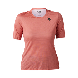 Fox Flexair Ascent Short Sleeve Jersey Womens - Salmon - Small (HOT BUY)