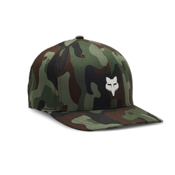 Fox Head Camo Tech Flexfit Hat/Cap - Green/Camo - L-XL (HOT BUY)