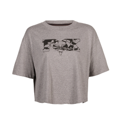 Fox Cienega OS Crop Tee Womens - Heather Grey