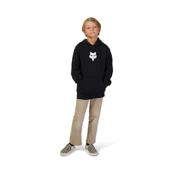 Fox Legacy Fleece Pullover Youth - Black - Medium (HOT BUY)