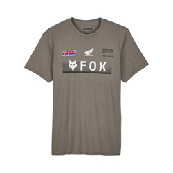 Fox x Honda Premium Short Sleeve Tee - Heather Graphite - Medium (HOT BUY)