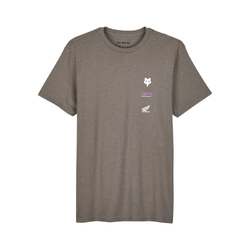 Fox x Honda Premium Short Sleeve Tee II - Heather Graphite - Medium (HOT BUY)