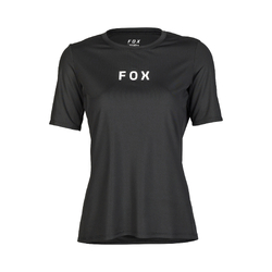 Fox Ranger Short Sleeve Jersey Wordmark Womens - Black