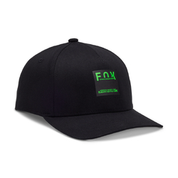 Fox Intrude 110 Snapback Hat/Cap Youth - Black (HOT BUY)