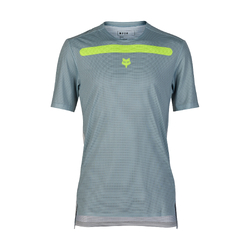 Fox Flexair Aviation Short Sleeve Jersey Race - Gunmetal