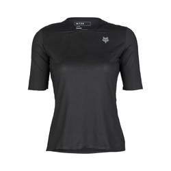 Fox Flexair Ascent Short Sleeve Jersey Womens - Black