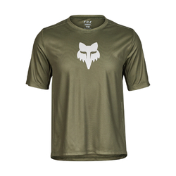 Fox Ranger Short Sleeve Jersey Youth - Olive/Green